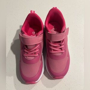 NWOT Athletic Works Memory Foam Odor Control Kids' Pink Tennis Shoes Size 11